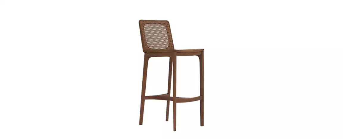 Banqueta Mellow encosto palha 532 