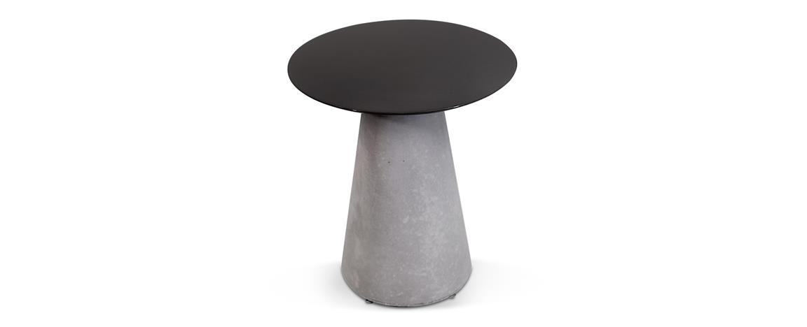  Mesa Lateral Vick Resina com base Concreto 457 