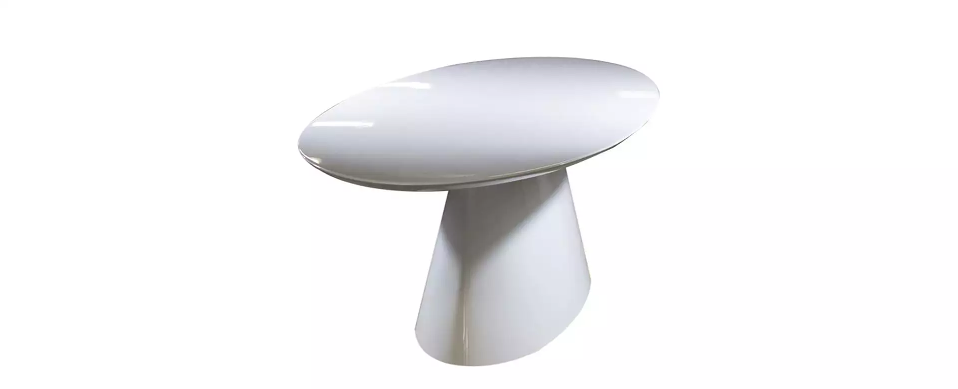 Mesa de Jantar Vick Oval em Resina 457 