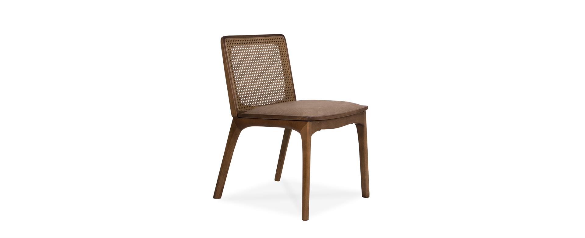 Cadeira Mellow encosto palha