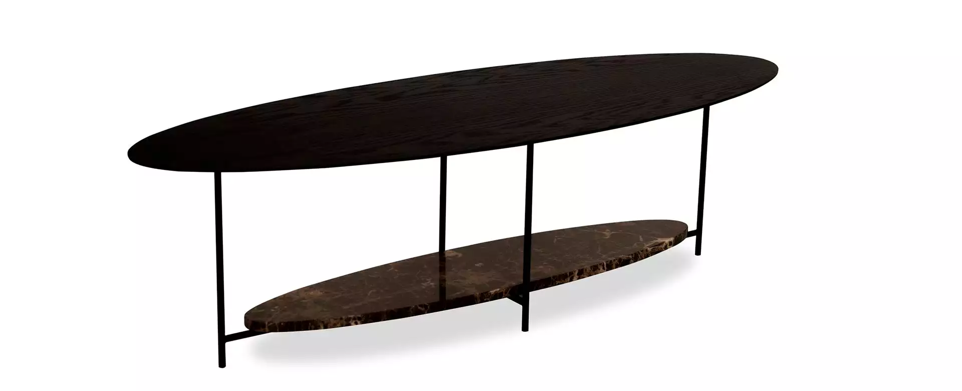 Mesa de Centro Alanna Oval 722 