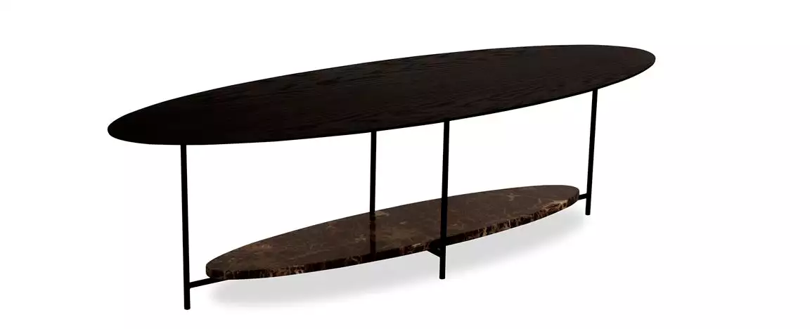 Mesa de Centro Alanna Oval 722 