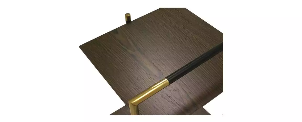 Mesa de Apoio Kaleb quadrada 535 detalhe