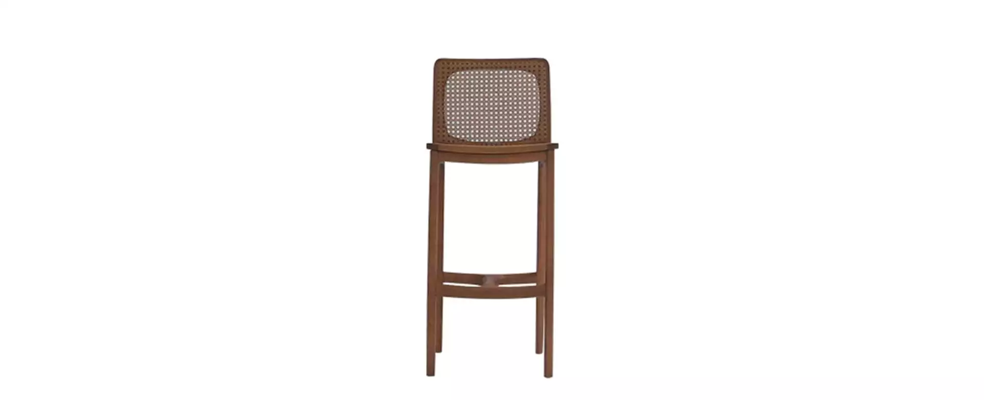 Banqueta Mellow encosto palha