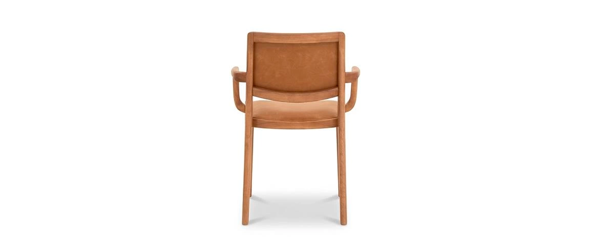 Cadeira Aurea Com Braço Estofada 532 costas