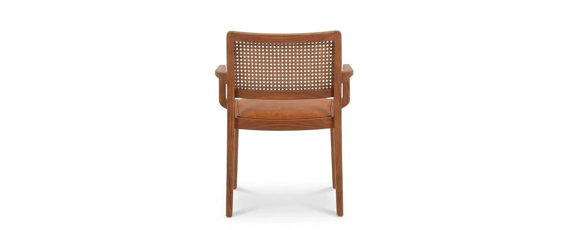  Cadeira Aurea Com Braço Encosto Palha 532 costas