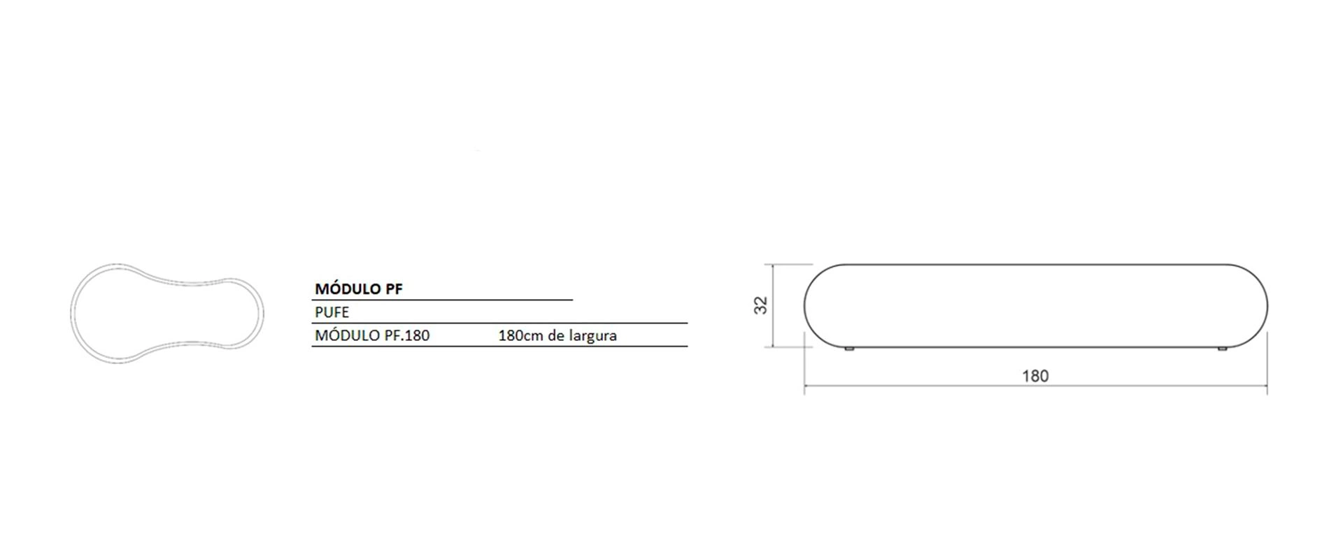 Puff Nepal 30 desenho tecnico