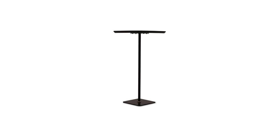 Mesa de apoio Cannes Quadrada 535 lateral