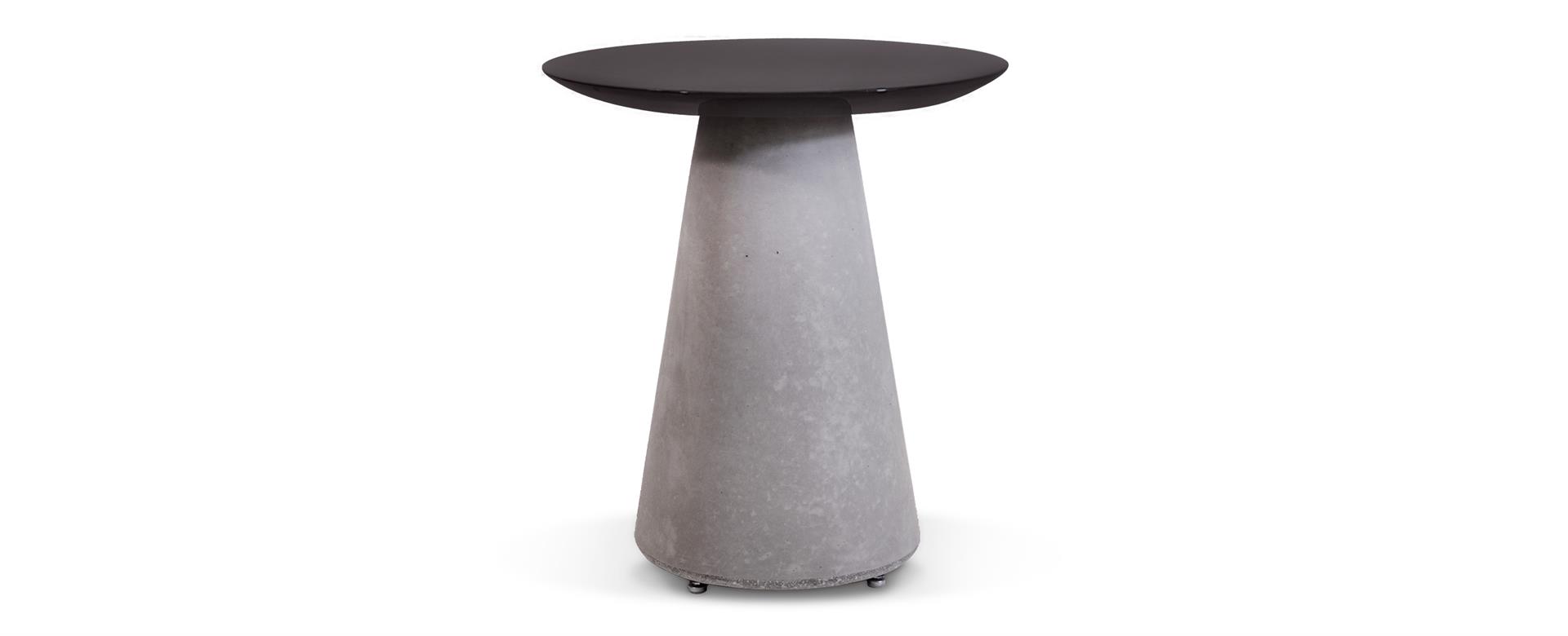  Mesa Lateral Vick Resina com base Concreto NF45 457 