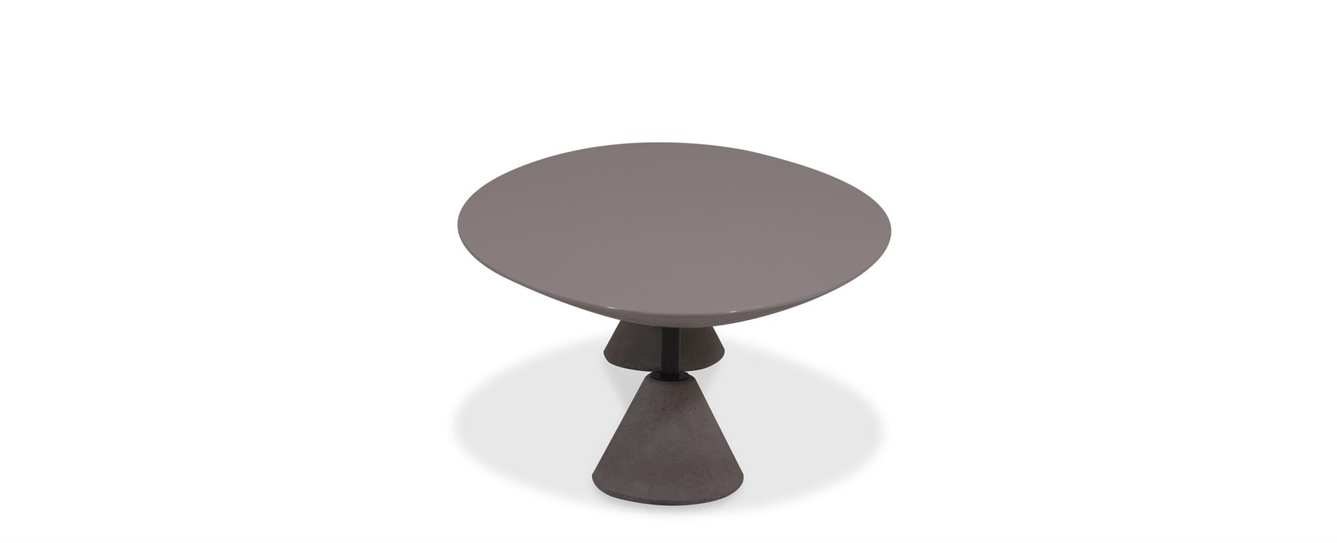  Mesa de Centro Osaka Oval com 2 bases 457 