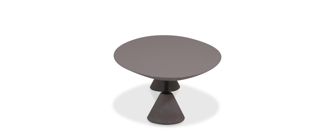  Mesa de Centro Osaka Oval com 2 bases 457 