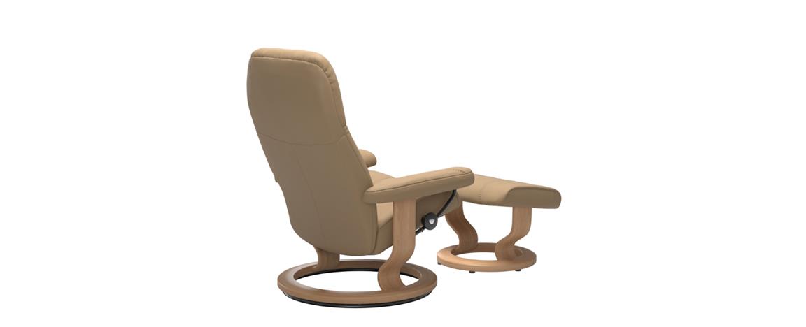 Poltrona Consul Classic com Banqueta  04 
