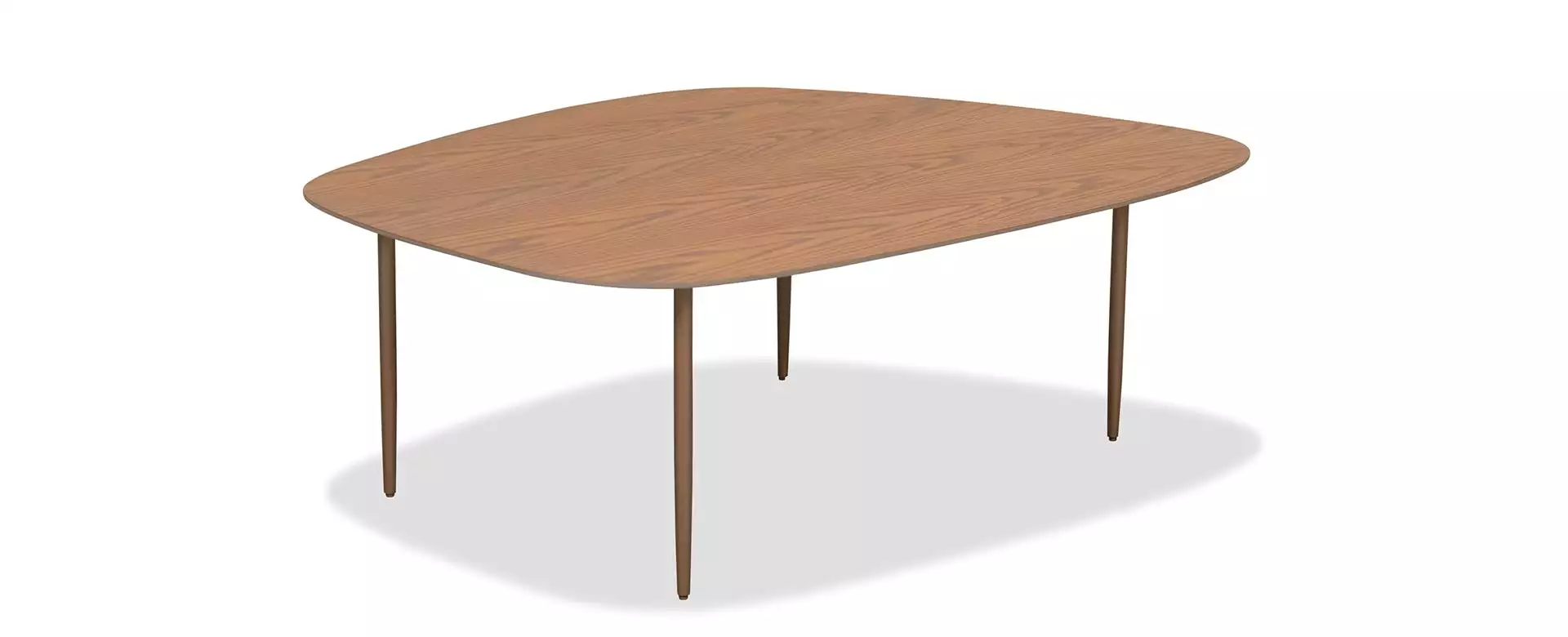 Mesa de Centro Shape 722 madeira lateral
