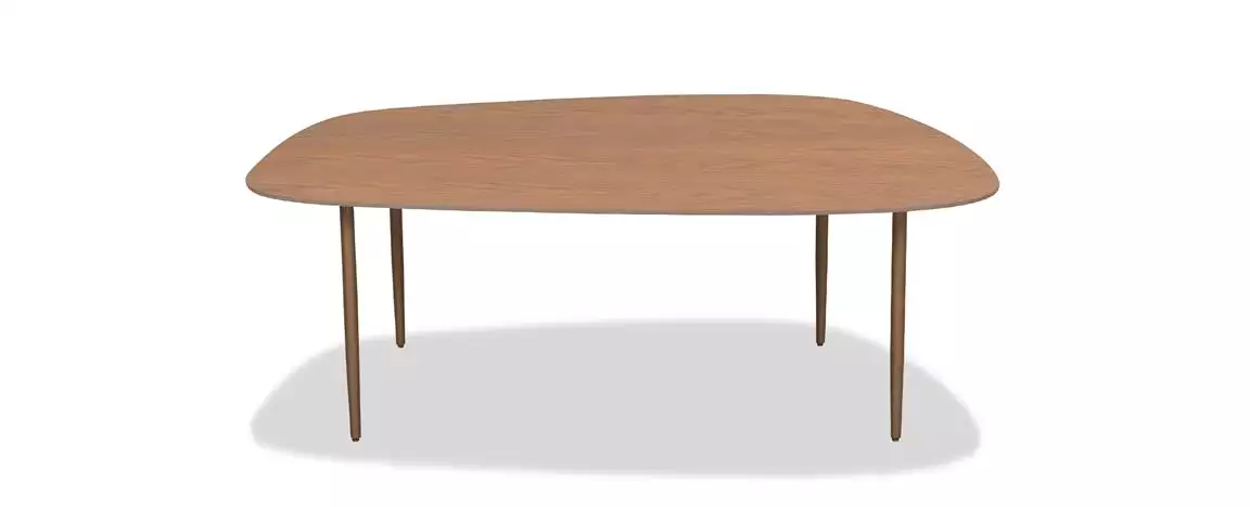 Mesa de Centro Shape 722 madeira frente