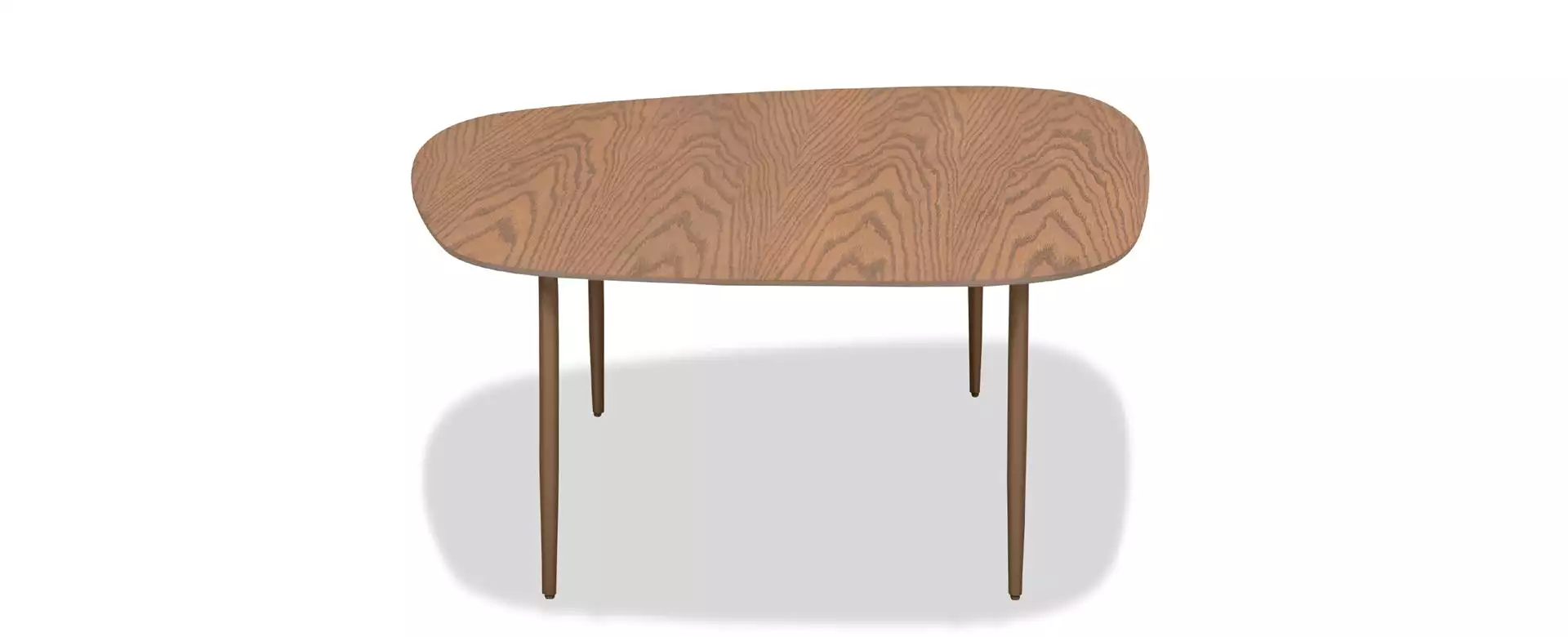 Mesa de Centro Shape 722 madeira lado